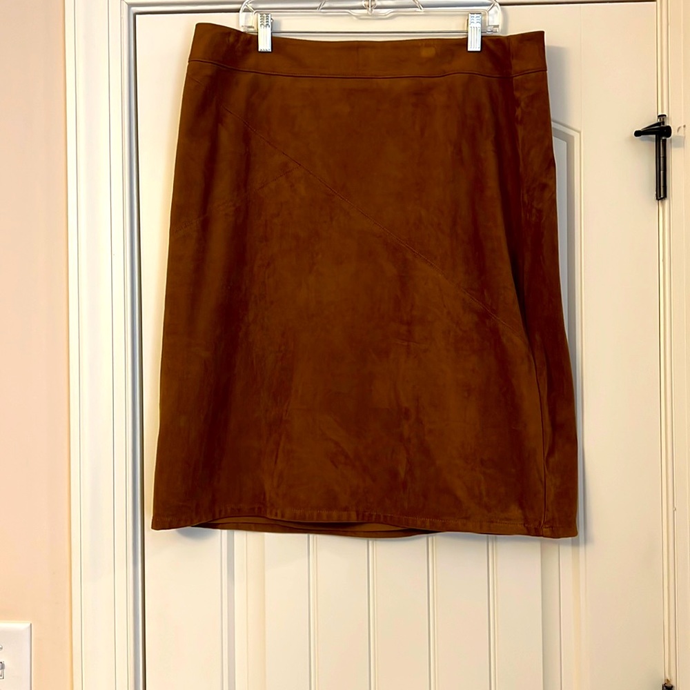 Chico’s Faux Suede Skirt